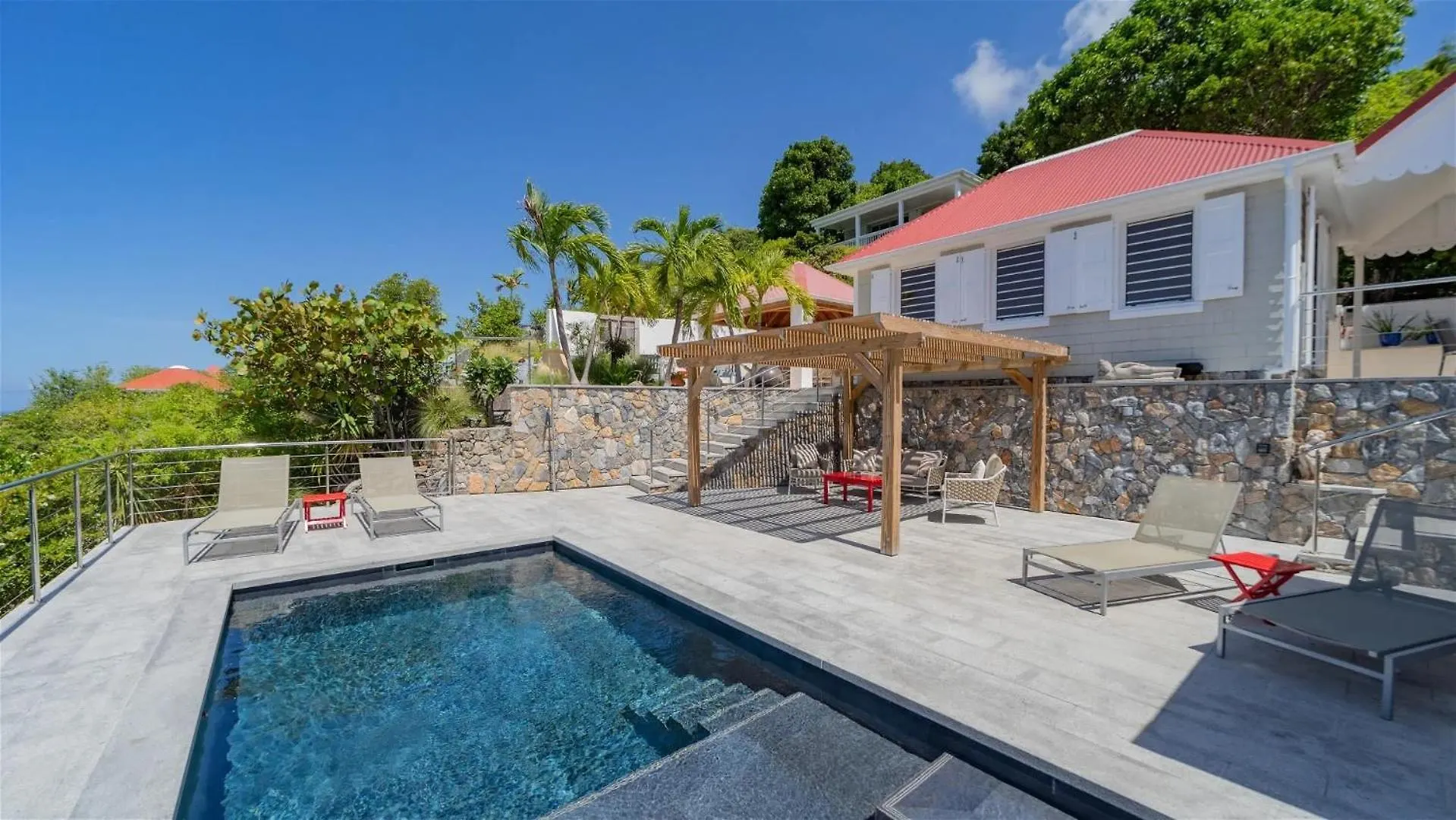 Spacious Villa With Glowing Sunset View St. Barthelemy